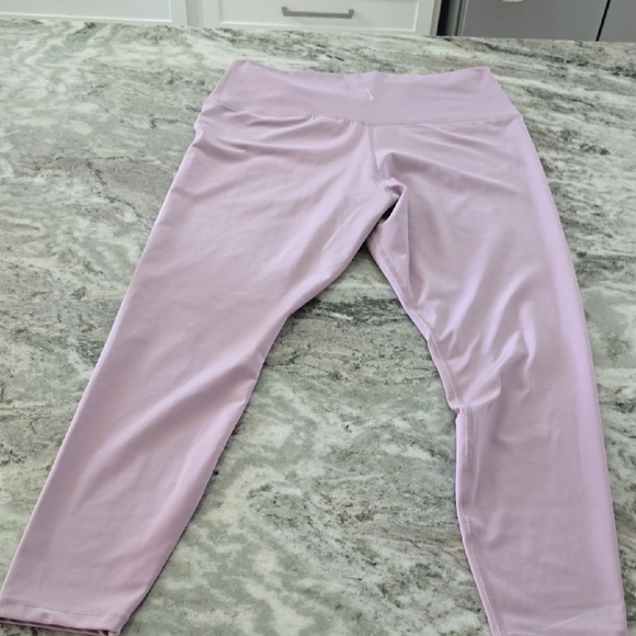 Nike Pink Leggings Athletic Stretchy Bottoms - Picture 4 of 4